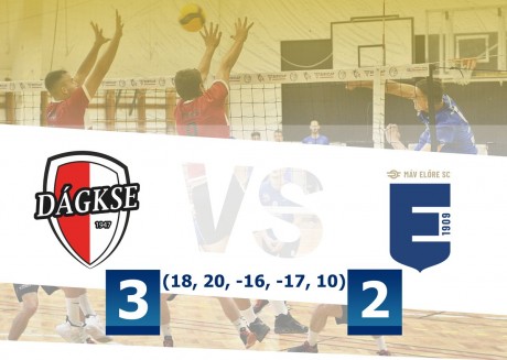 Röplabda: az első vereségét szenvedte el a férficsapat öt játszmás mérkőzés végén